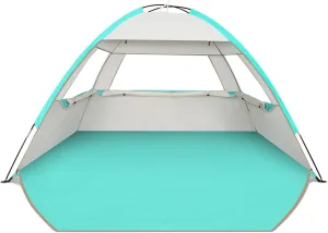 Venustas Beach Tent Sun Shelter for 3-10 Person, UPF 50  UV Protection Canopy, Lightweight and Easy Setup Cabana, Portable Beach Shade