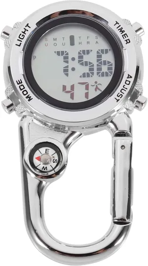VICASKY 1Pc Multi Purpose Climbing Watch Pocket Watch for Outdoor Adventure Clip Design Accurate Timekeeping Versatile Features