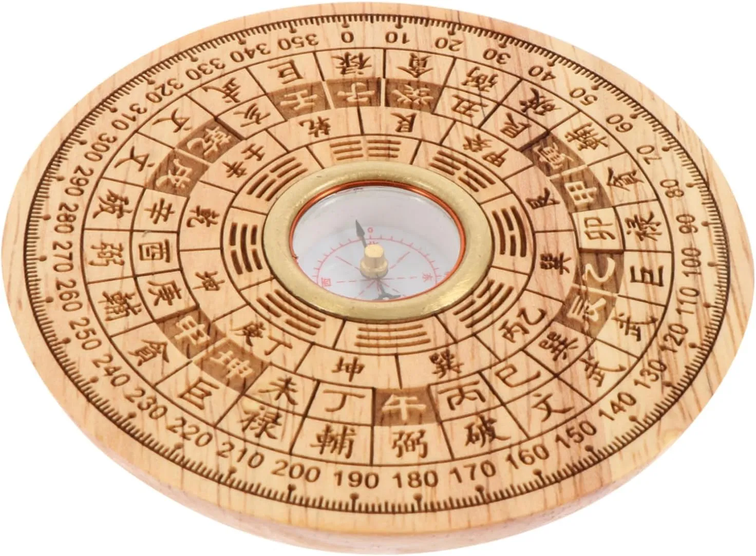 VICASKY 1set Feng Shui Compass Chinese Pan Desktop Decor Compact and Lightweight Durable Material for Feng Shui Practices and Home Adornments