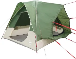vidaXL Car Tent 4-Person Green Waterproof