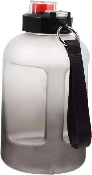 VOSAREA Gradient Color Water Bottle with Lid Durable Portable for Outdoor Sports Gym and Daily Hydration Non Slip Handle Design for Easy Carrying and Pouring