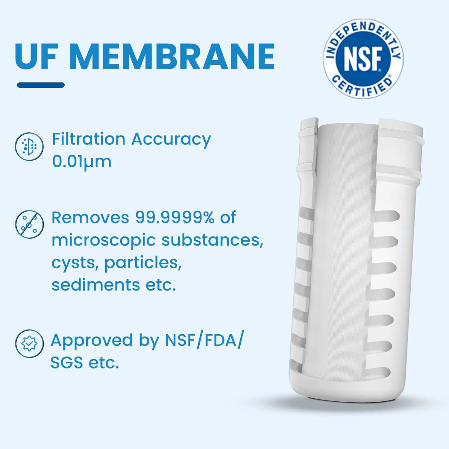 Water Filter Bottle Survival - 650/1000/2000ml Collapsible Water Bottle with NSF/FDA Certification with Filter Squeeze Water Filter Bottle Portable Water Filter Hiking Backpacking Camping