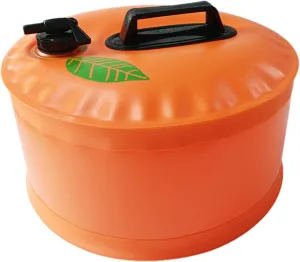 Water Jug, Camping Water Container, Portable Foldable Water Canteen with Spigot & Reinforced Handles, Water Storage Containers for Outdoor Sport, Camping Riding Mountaineer Backoacking (orange)