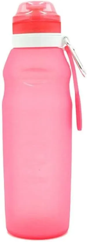Water Jug Collapsible Water Bottle Foldable Sports Water Bottle Large Water Bottle for Travel Hiking Cycling Sports Camping Sport Bottle (Color : Pink)