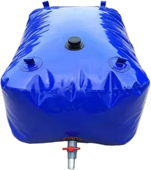 Water Tank Collapsible Water Bladder Bag, Flexible Water Storage Tank with on Off Valve, for Sport Camping Hiking Picnic BBQ,400L