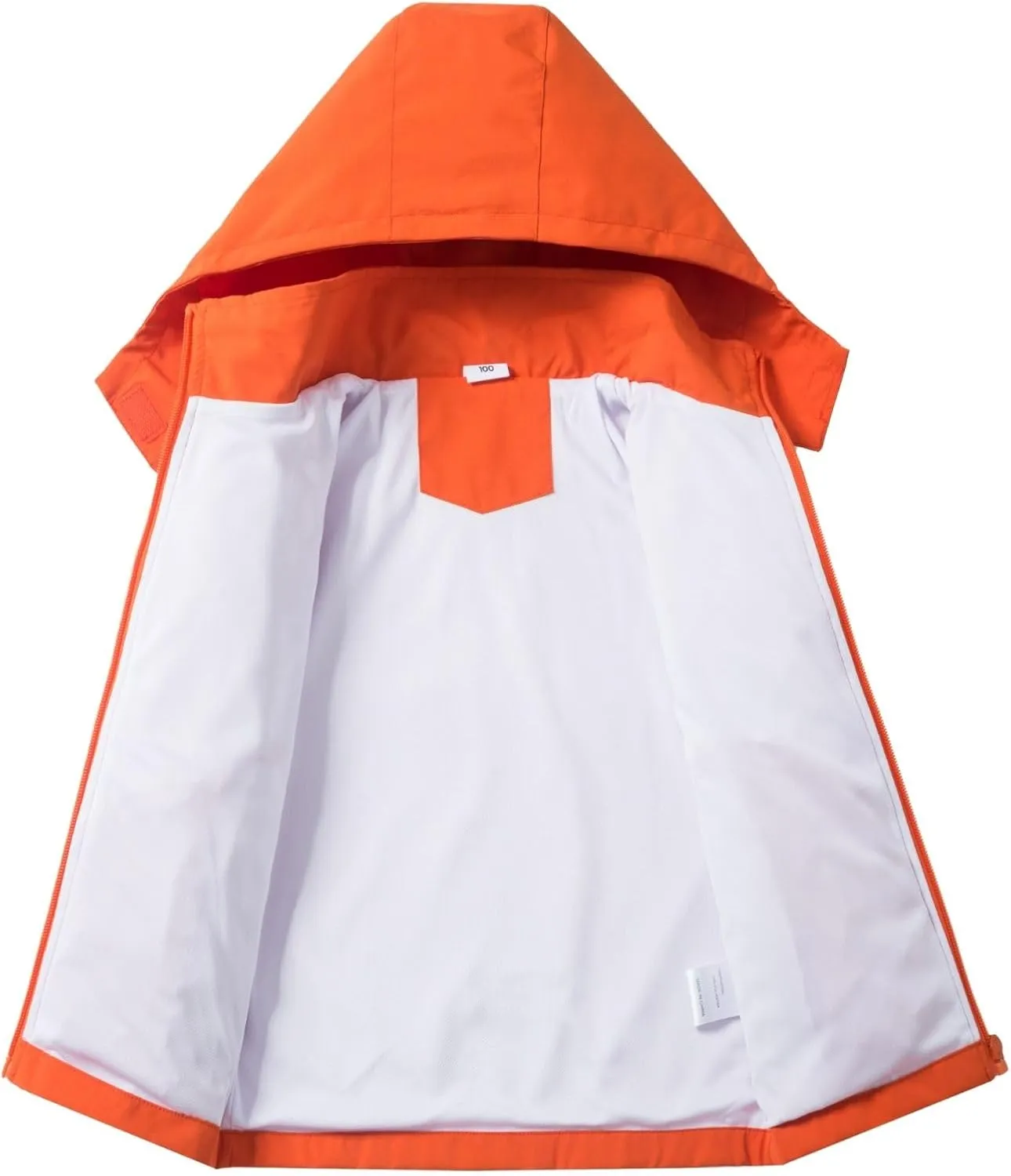 Waterproof Hooded Jacket for Boys Girls,Kids Raincoats Outdoor Windbreaker Dinosaur Rain Jacket