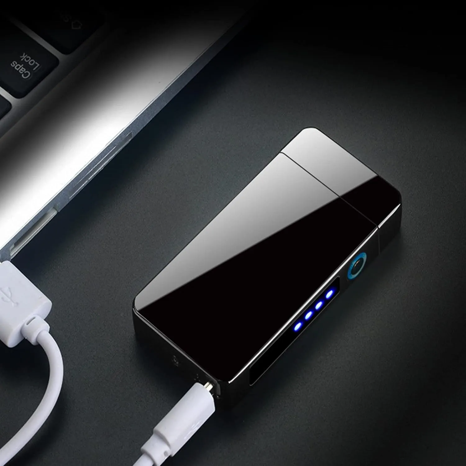 Waterproof Lighter Windproof Lighters Mini Lighters USB Rechargeable Lighter Easy to Use Lighter Flameless Lighters Portable Camping BBQ Kitchen