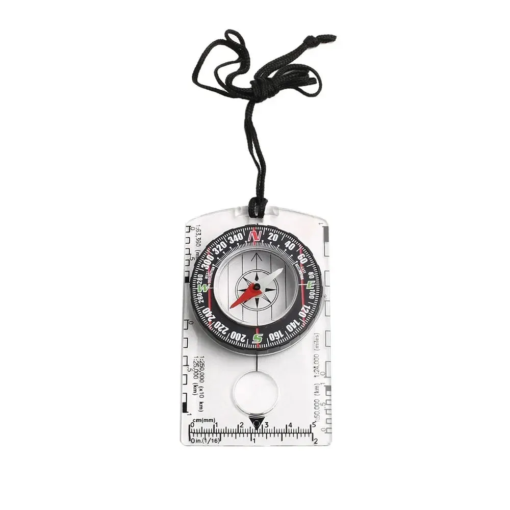 Waterproof Orienteering Compass for Map Reading Baseplate Compass Outdoor Hiking Hunting Navigation Camping Gadget Survival Gear