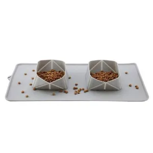 Waterproof Silicone Collapsible Dual-Use Bowl For Pet