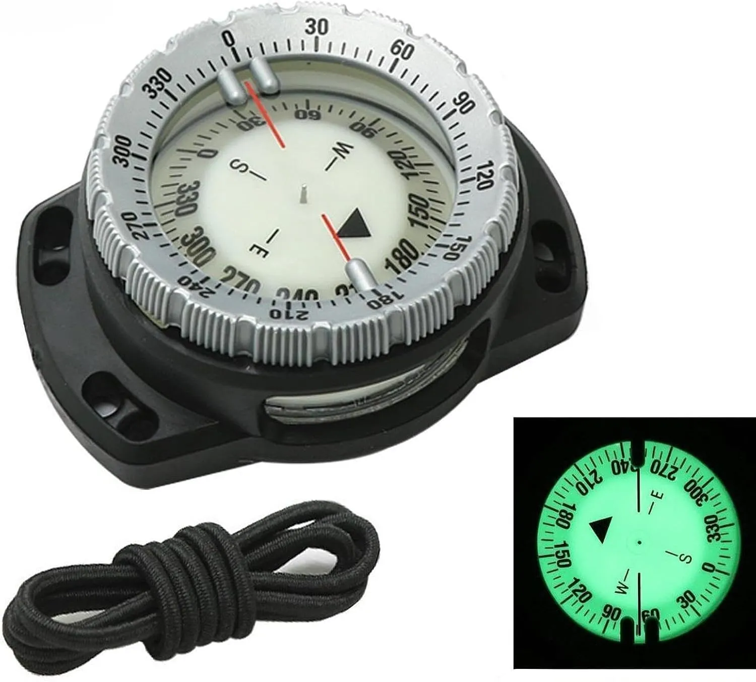 Waterproof Underwater Compass for Sailing and Hiking Activities