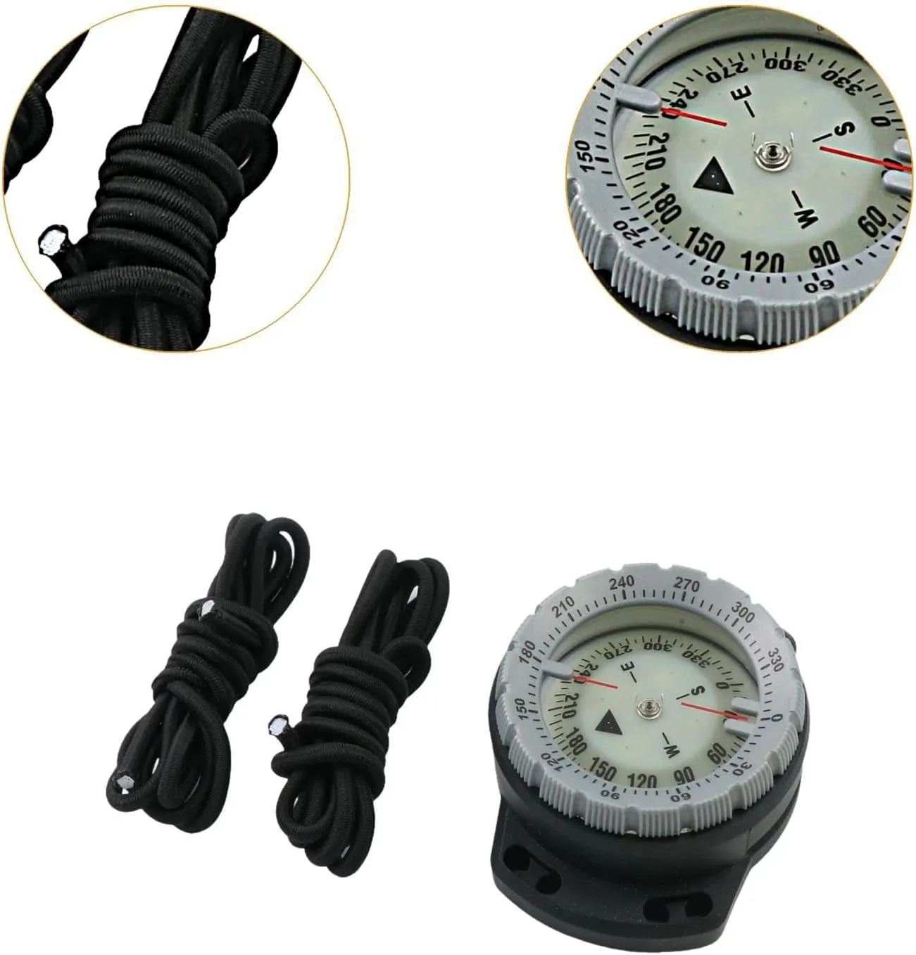 Waterproof Underwater Compass for Sailing and Hiking Activities