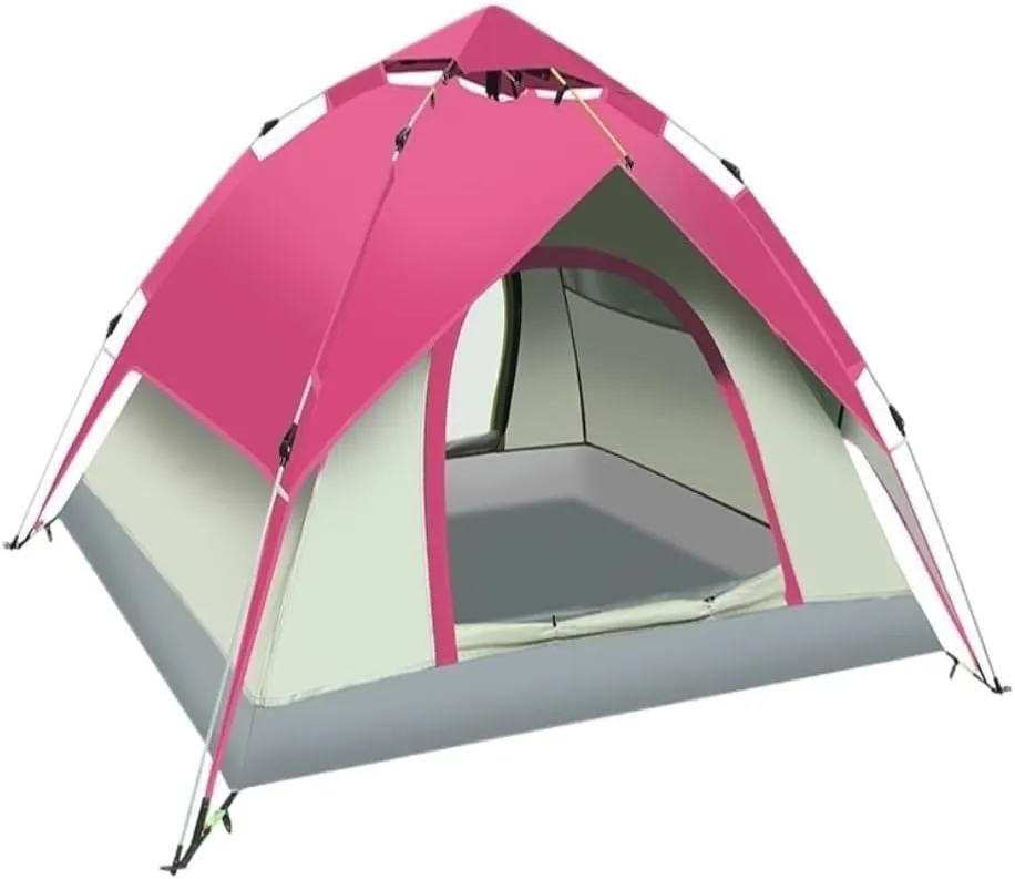 Weatherproof Tents Fully Automatic Tent Outdoor Thickened Rainproof Double-Layer Tent Camping Sunproof and Stormproof Tent Camping and Hiking Tents