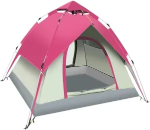 Weatherproof Tents Fully Automatic Tent Outdoor Thickened Rainproof Double-Layer Tent Camping Sunproof and Stormproof Tent Camping and Hiking Tents