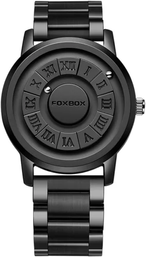 Weicam Unisex Cool Watches Roman Numerals Creative Magnetic Levitation Balls Dial Waterproof Quartz Wrist Watches Couple Watch