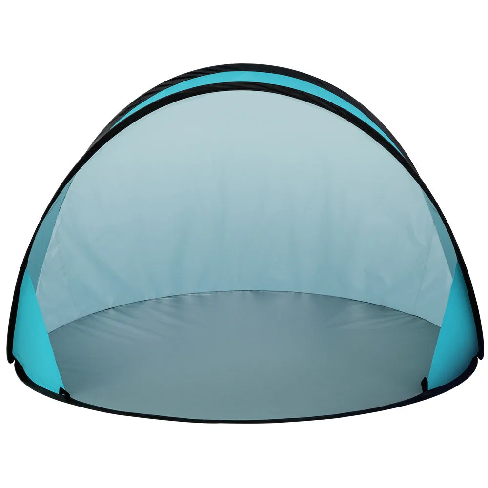 Weisshorn 3 Person Outdoor Beach Pop Up Tent Portable Sunshade Shelter - Sky Blue