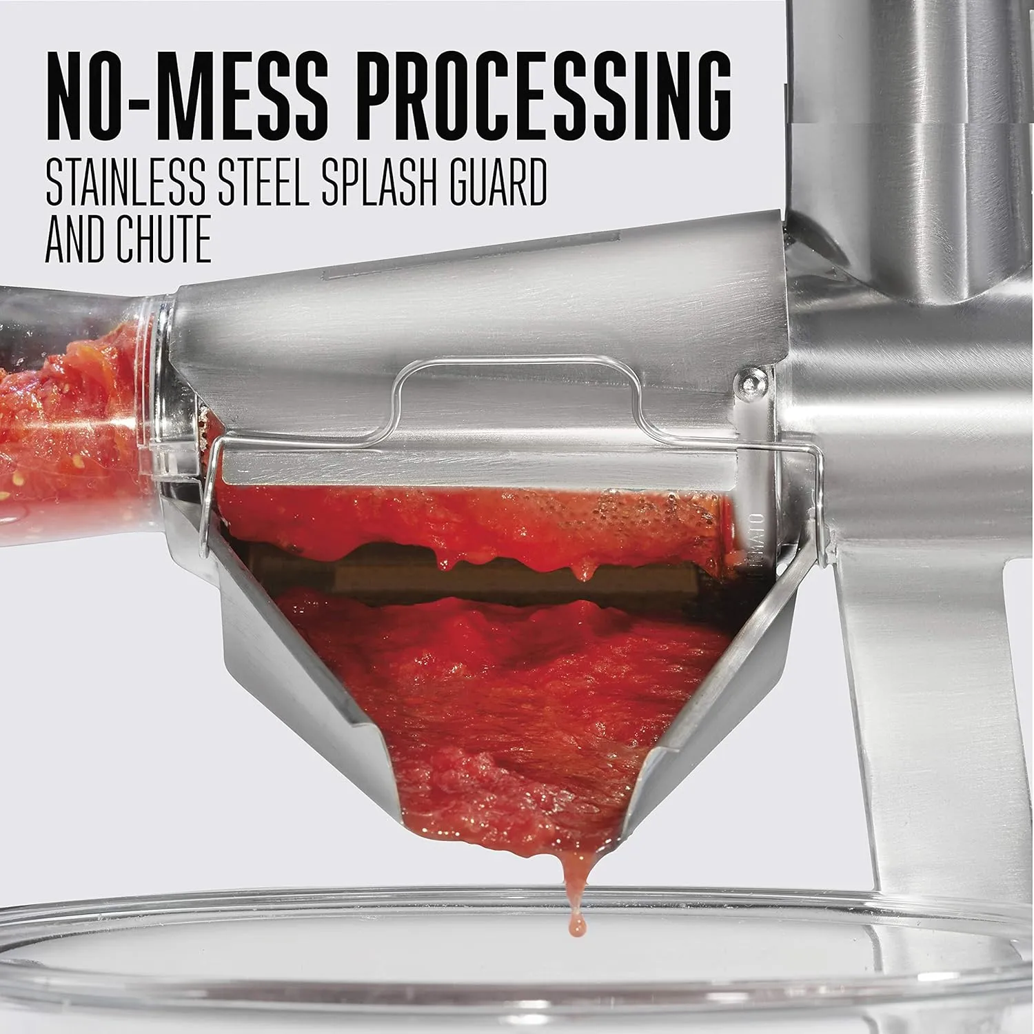 Weston Metal Tomato Strainer, 1 Gallon Hopper, Stainless Steel