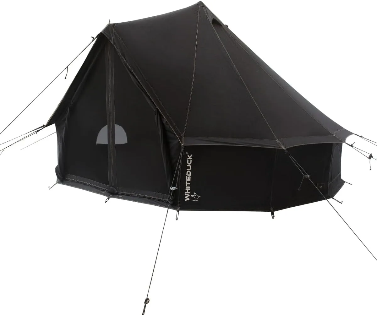 WHITEDUCK Regatta Canvas Bell Tent - w/StoveJack, Waterproof, 4 Season Luxury Camping and Glamping Yurt Tent Outdoor