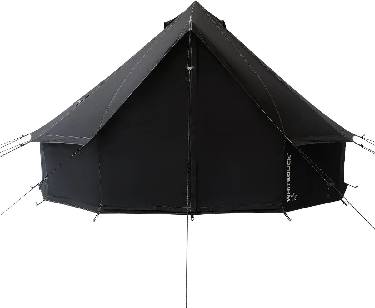 WHITEDUCK Regatta Canvas Bell Tent - w/StoveJack, Waterproof, 4 Season Luxury Camping and Glamping Yurt Tent Outdoor