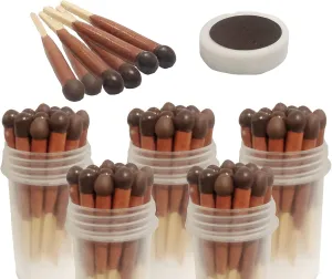 Windproof and Waterproof Survival Matches,Waterproof Matches,Long Burning Windproof & Waterproof Match,Wooden Fire Starters,Camping Matches