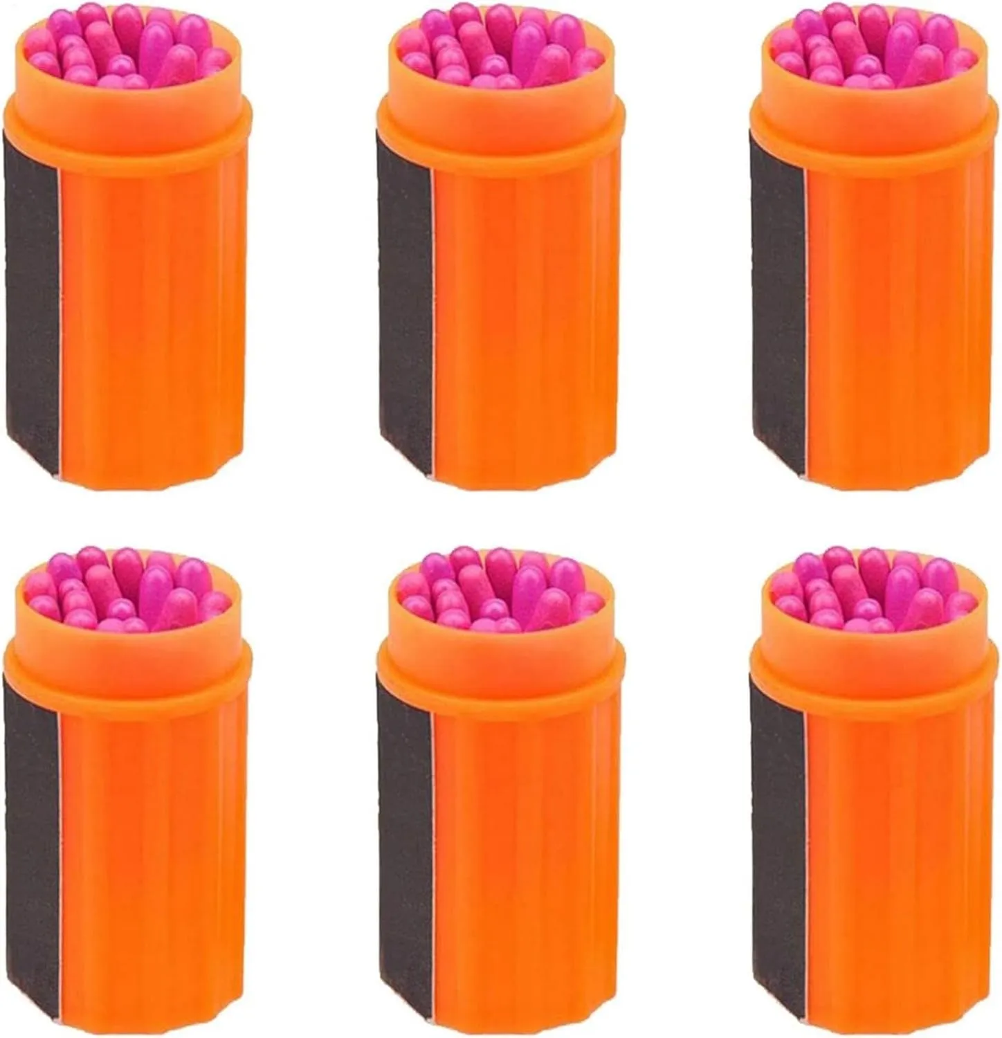 Windproof Waterproof Matches, Stormproof Match Kit Emergenc Y Stormproof Matches Kit with Waterproof Case, Emergencys Fire Starter Matches for Hiking Camping Outdoor Survival(20 /Barrel)