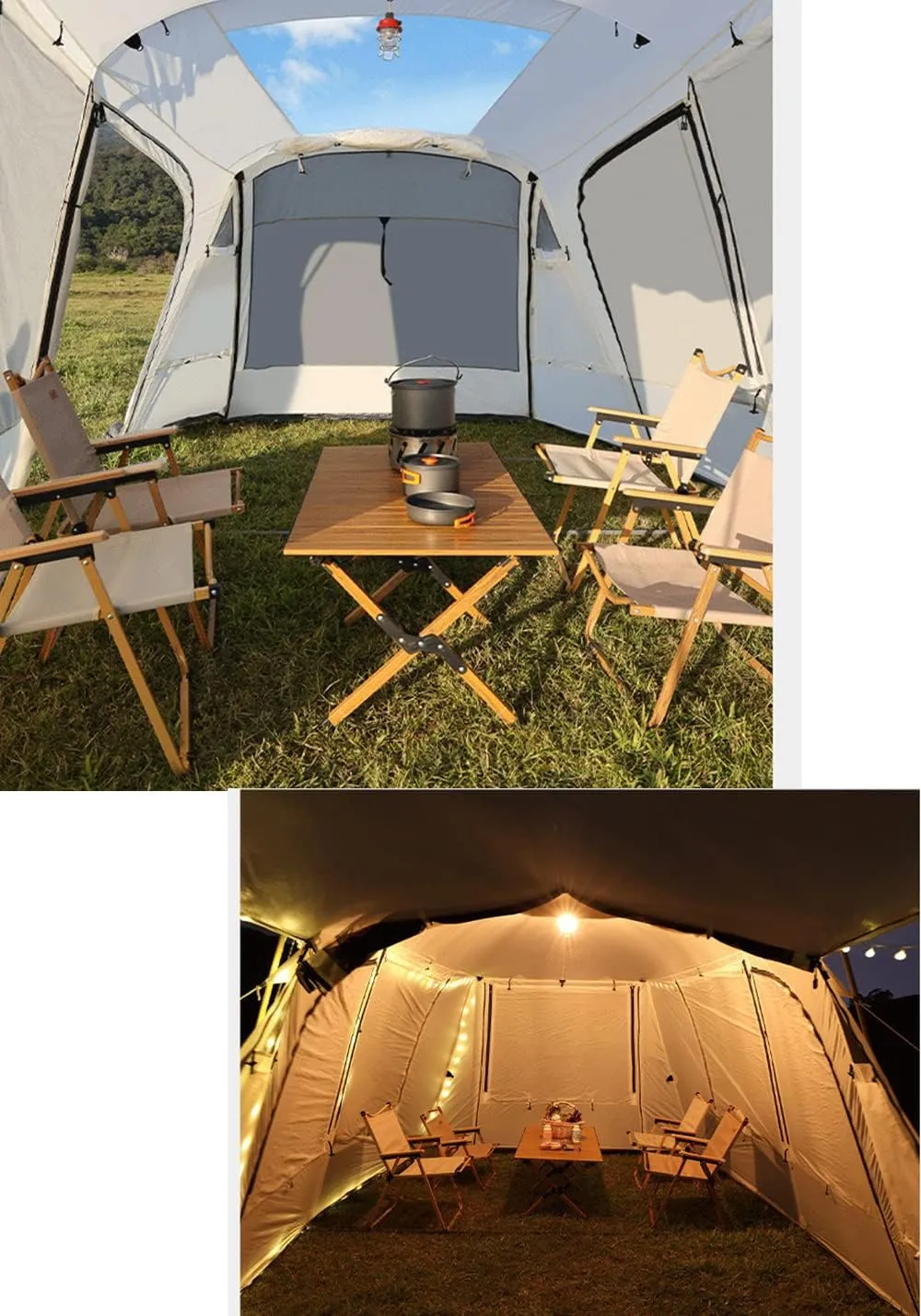 WINTENT Vehicle Car Tent SUV Tailgate Tents Canopy,Car SUV Tent Attachment for Camping,Car Awning Tent Camping Tent Hatchback