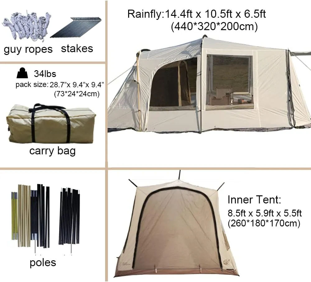 WINTENT Vehicle Car Tent SUV Tailgate Tents Canopy,Car SUV Tent Attachment for Camping,Car Awning Tent Camping Tent Hatchback