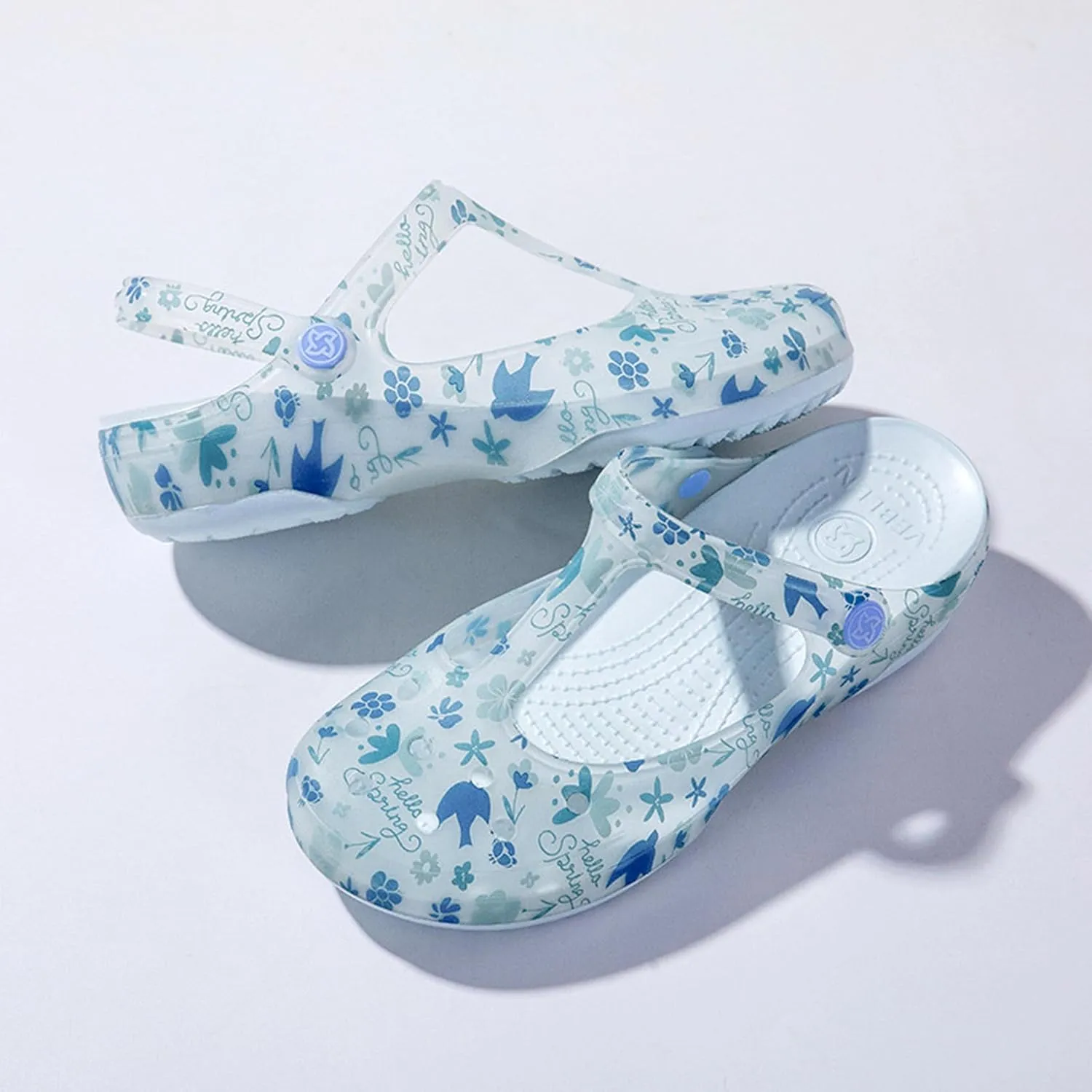 Women's Garden Clogs, Non Slip Platform Mules and Clogs Jelly Hole Shoes