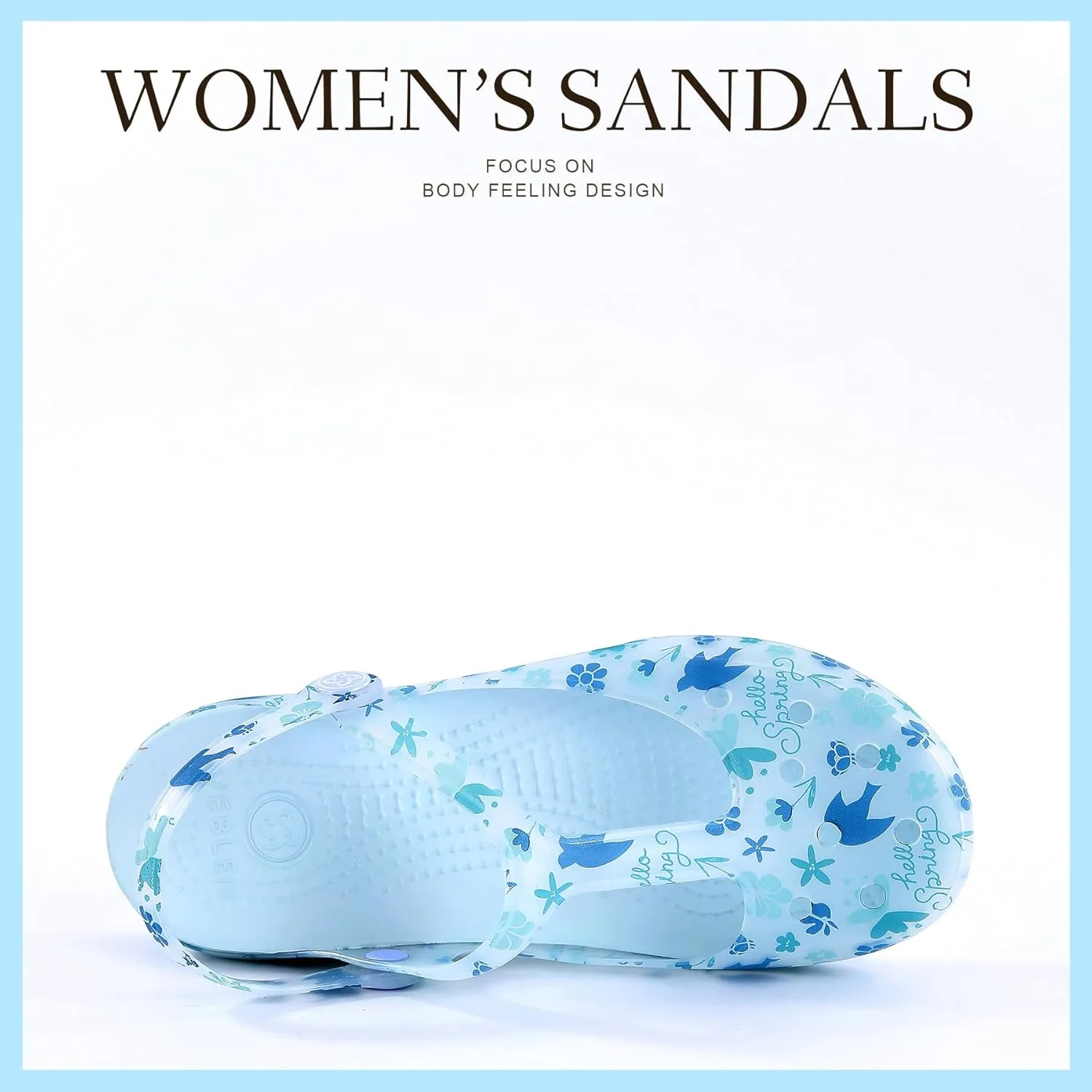 Women's Garden Clogs, Non Slip Platform Mules and Clogs Jelly Hole Shoes