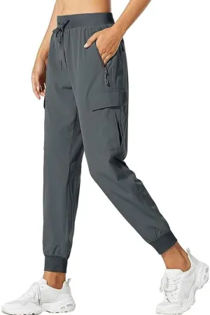 Women's Lightweight Hiking Cargo Pants Sun Protection Quick Dry UV UPF 50  Joggers Water Resistant