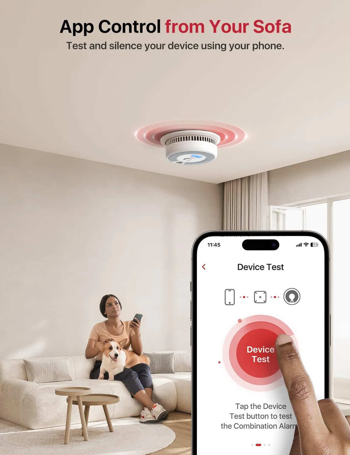 X-Sense Smart Smoke and Carbon Monoxide Detector Combo, Battery-Operated (Not AC Hardwired) Interconnected Combination Smoke Carbon Monoxide Detector, Base Station Required, SC07-MR, 3-Pack