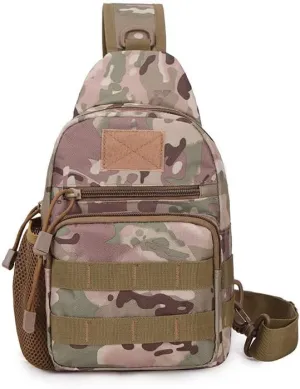 YABOO Tactical Molle Combat Camouflage Chest Bag Outdoor Sports Hiking Shoulder Sling Bag Pouch