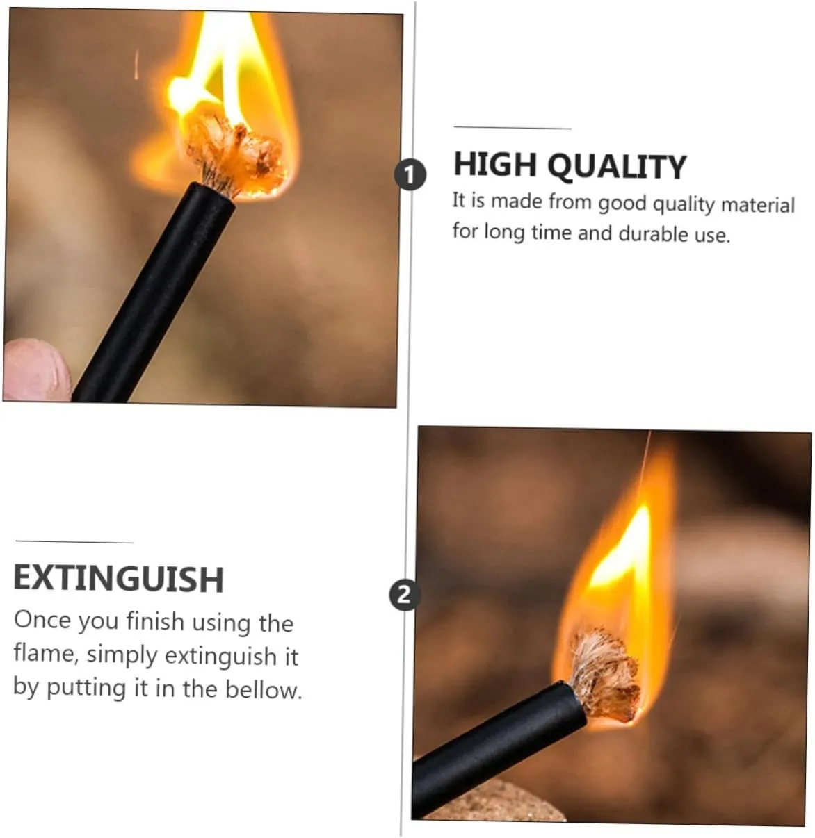 Yardwe Fun Camping Stuff Lantern Camping Utensils Glow Cool Camping Gear Emergency Fire Starter Outdoor