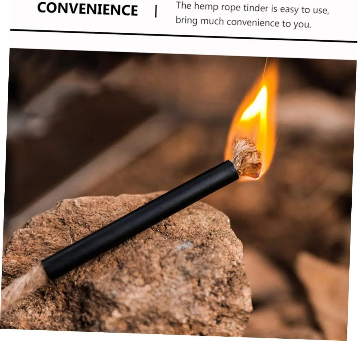 Yardwe Fun Camping Stuff Lantern Camping Utensils Glow Cool Camping Gear Emergency Fire Starter Outdoor