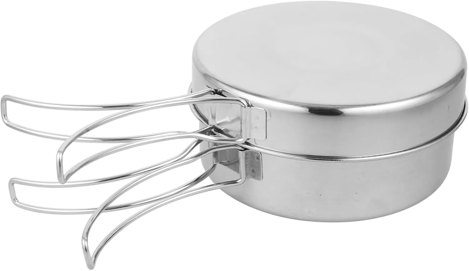 Yardwe Outdoor Camping Pot Stainless Cookware Stainless Cooking Utensils Safe Outdoor Cookware Camping Pot and