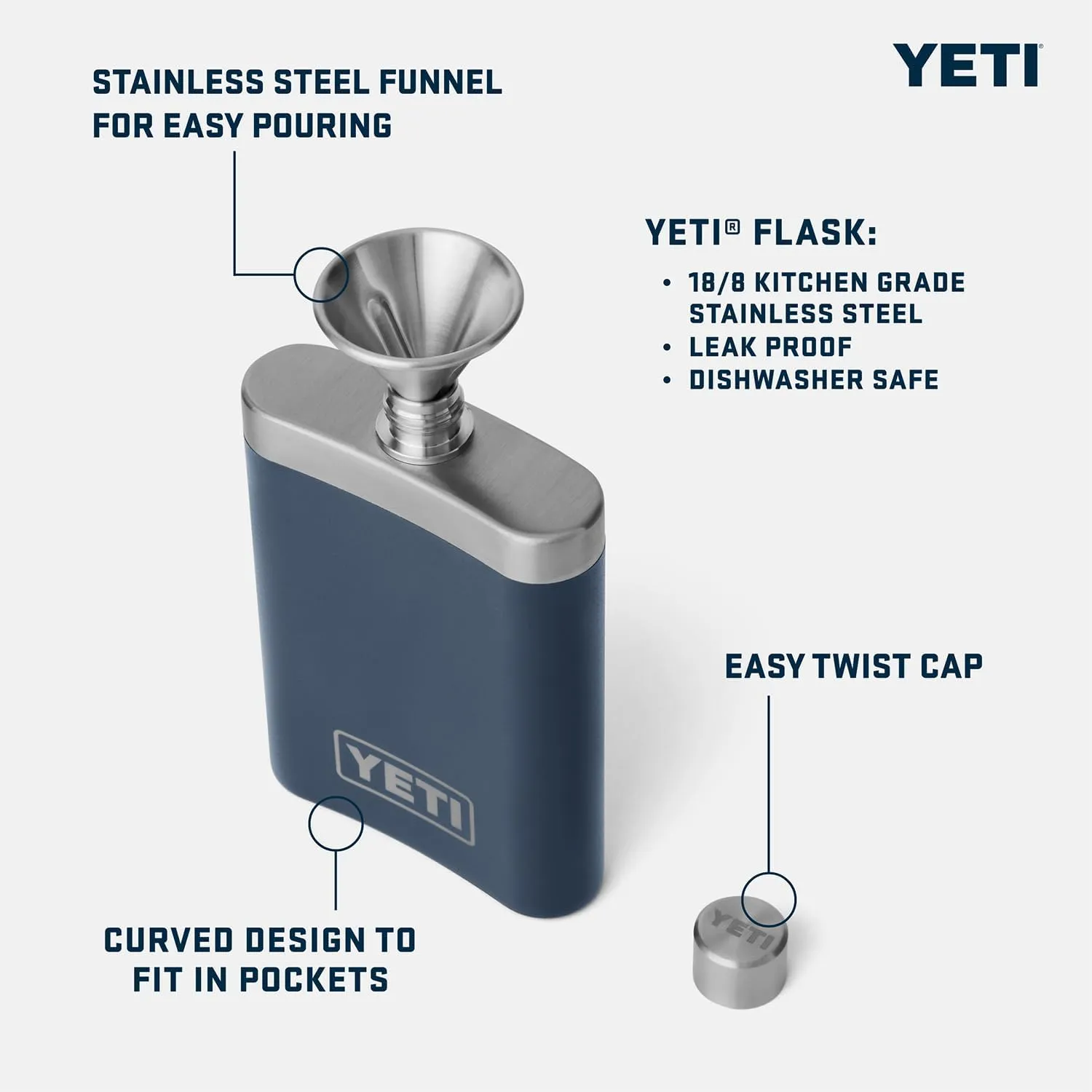 YETI 7 oz Flask and Funnel