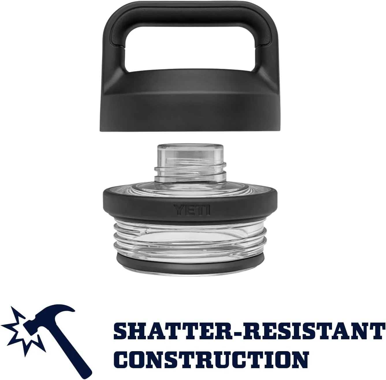 YETI Rambler 64 oz Bottle, Vacuum Insulated, Leakproof, Stainless Steel with Chug Cap, Black