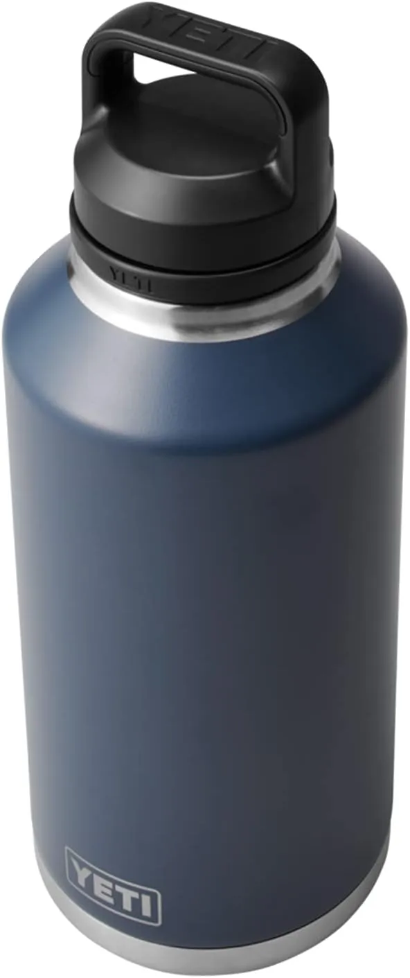 YETI Rambler 64 oz Bottle, Vacuum Insulated, Leakproof, Stainless Steel with Chug Cap, Navy