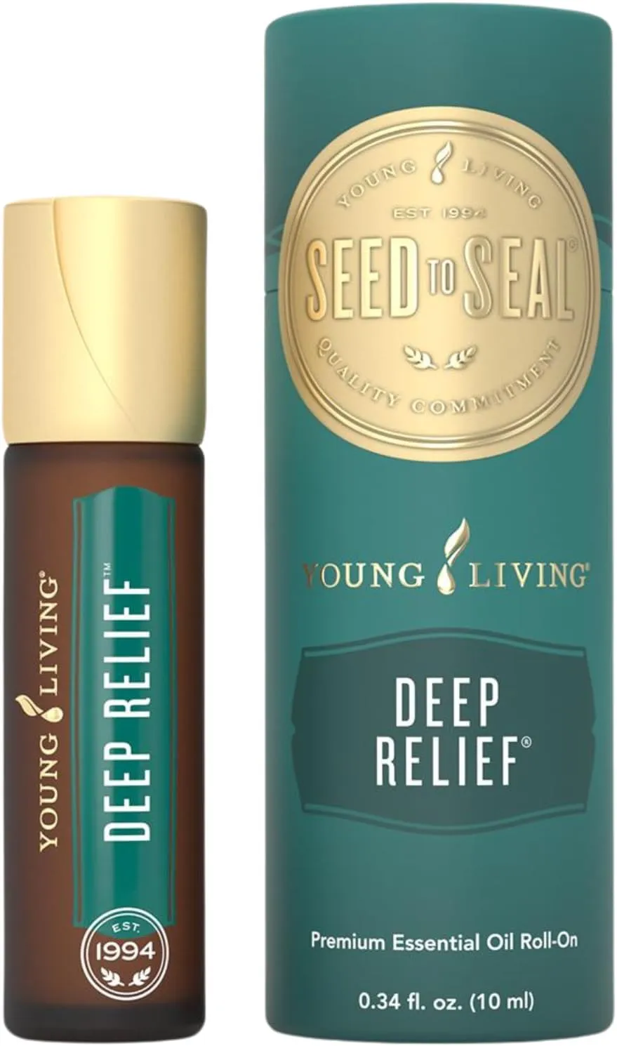 Young Living Deep Relief Roll-On | 10 ml | Cooling Essential Oil Blend for Topical Use | Compact & Travel-Friendly