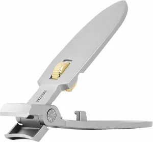 ZIZZON 15mm Jaw Wide Opening Nail Clippers for Thick Nails, Ultra Sharp Nail Cutter with Catcher and Lock Design, Ergonomic Lever Heavy Duty Clippers for Fingernails and Toenails